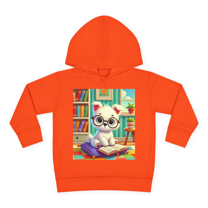 Little Scholar Pup Toddler Pullover Fleece Hoodie