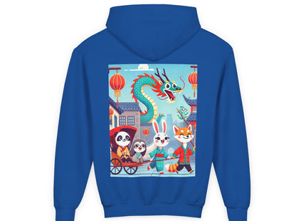 The Little Dragon and Friends Youth Heavy Blend Hooded Sweatshirt