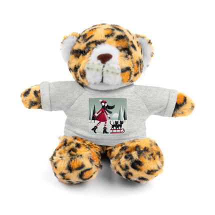 Red Sled & Curious Cats Stuffed Animals with Tee