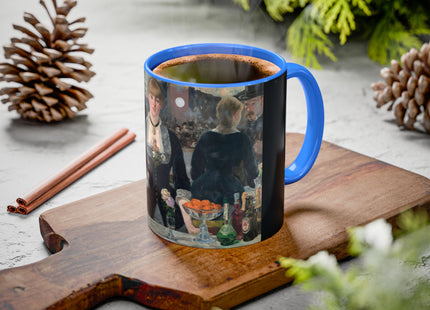 A Bar at the Folies-Bergère by Edouard Manet Colorful Mugs (11oz, 15oz)