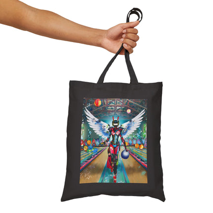 Samurai Robot Angels Cotton Canvas Tote Bag