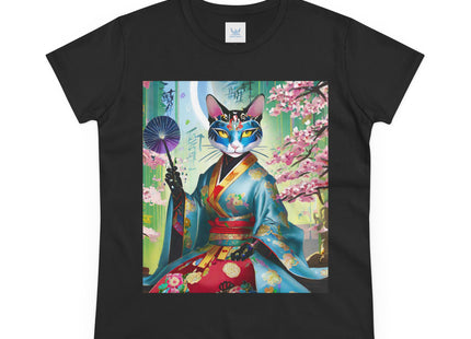 Cyberpunk Geisha Cotton Tee