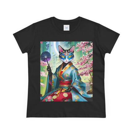Cyberpunk Geisha Cotton Tee