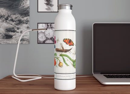 Natural History Ensemble, No. 17 by Anselmus Boëtius de Boodt Slim Water Bottle