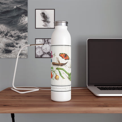 Natural History Ensemble, No. 17 by Anselmus Boëtius de Boodt Slim Water Bottle