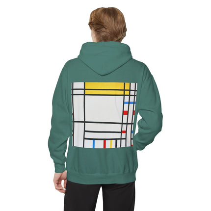 Place de la Concorde by Piet Mondrian Unisex Garment-Dyed Hoodie