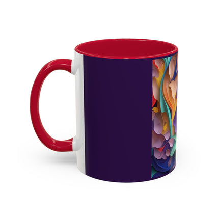 The Elegant Iris Flower Colorful Mugs (11oz, 15oz)