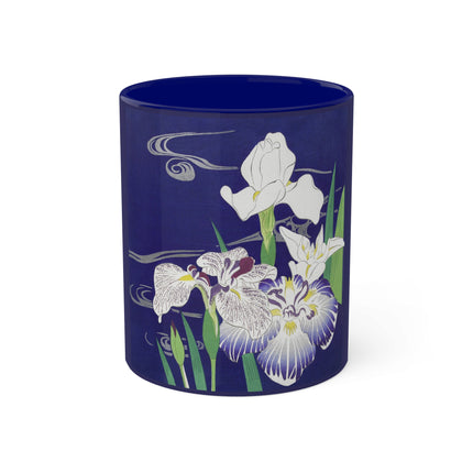 Irises by Kogyo Tsukioka Colorful Mugs, 11oz