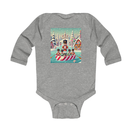 Nutcracker Candy-Striped Adventure Infant Long Sleeve Bodysuit