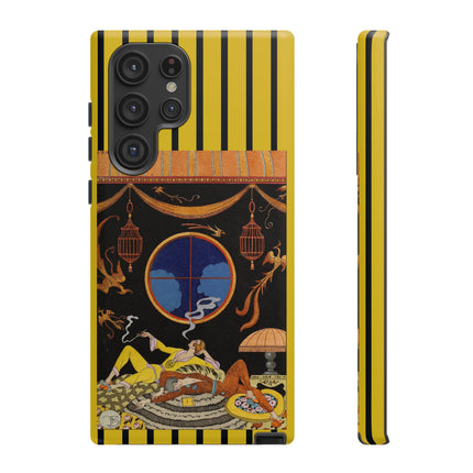 Falbalas et fanfreluches La paresse (Laziness) by George Barbier Phone Cases