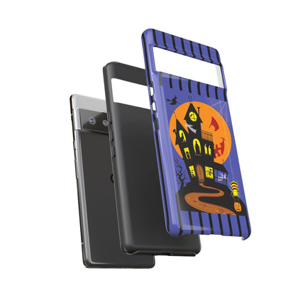 Halloween Night at the Haunted House Phone Cases