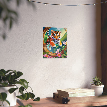 Majestic Tiger Cub Fine Art Posters