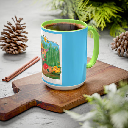 Spring Fairies & Floral Delights Colorful Mugs (11oz, 15oz)