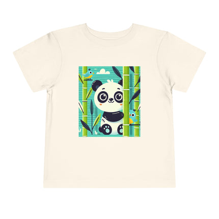 Bamboo Panda Friends Toddler Short Sleeve Tee