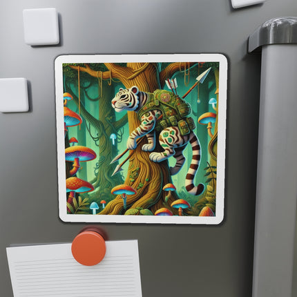 Silent Stripes Die-Cut Magnets (5 Sizes)