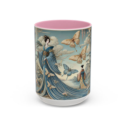 Butterfly Empress Colorful Mug – Graceful Butterflies & Timeless Elegance