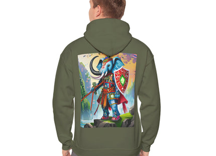 Cyberpunk Elephant – Heavy Blend™ Hooded Sweatshirt