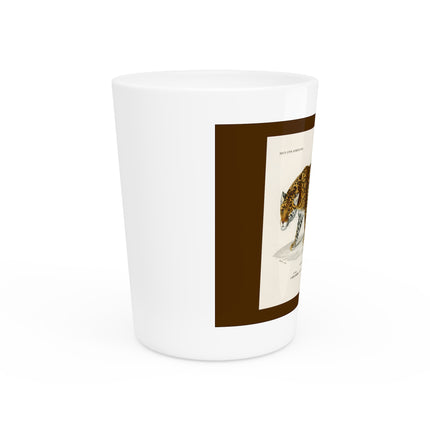 Jaguar by Charles Dessalines D' Orbigny Ceramic Shot Glass