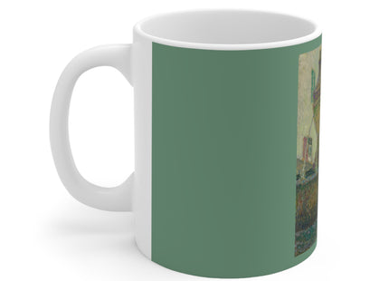 La Fontaine, Saint-Paul De Vence by Henri Le Sidaner Ceramic Mug 11oz