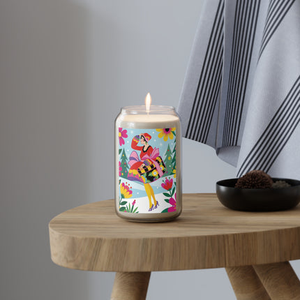 🌸🎄 Christmas In The Winter Garden Scented Soy Candle – Whimsical Holiday Fantasy