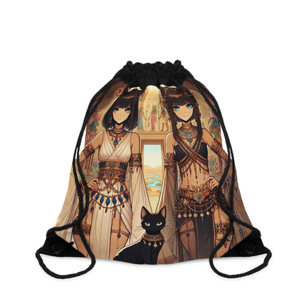 The Egyptian Priestess Cats Drawstring Bag – Temple Guardians & Ancient Grace