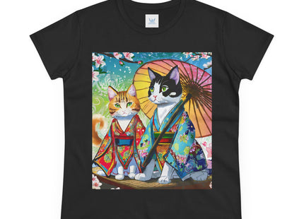 Kimono Kitties Cotton Tee