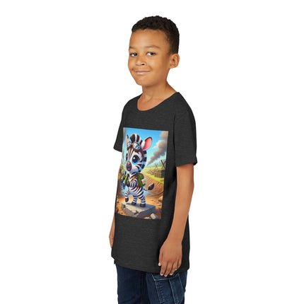 Zebra Lookout Youth Short Sleeve Tee