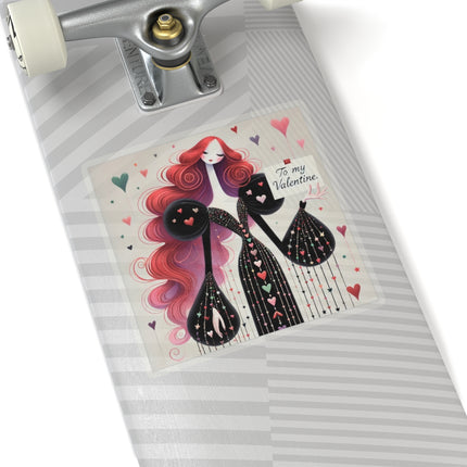 To My Valentine Kiss-Cut Stickers (4 Sizes)