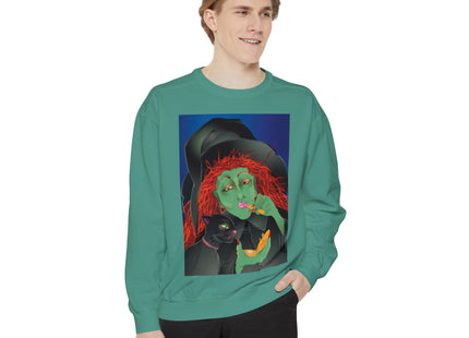 Mirror, Mirror A Witch's Touch Unisex Garment-Dyed Sweatshirt