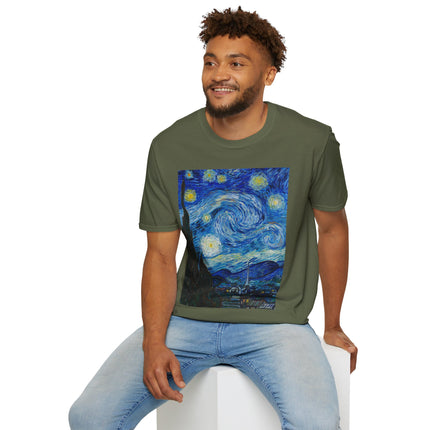 The Starry Night by Vincent Van Gogh Softstyle T-Shirt