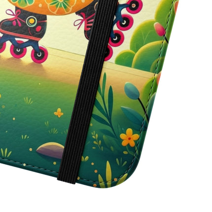 🛼✨ Firefly Dance on Wheels Flip Case – Whimsical Motion & Storybook Charm