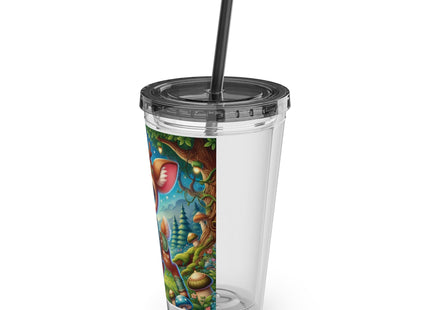 Fawn Defender Sunsplash Tumbler with Straw, 16oz