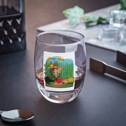 Spring Fairies & Floral Delights Whiskey Glass
