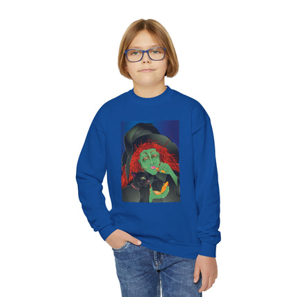 Mirror, Mirror A Witch's Touch Youth Crewneck Sweatshirt