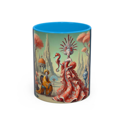 The Seahorse Court Colorful Mugs (11oz, 15oz)