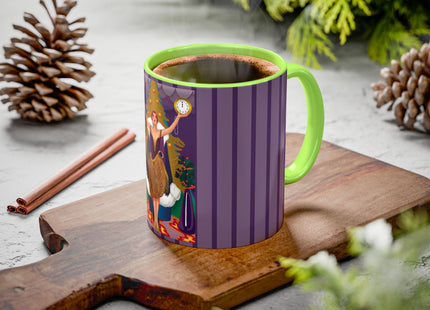 Countdown to Christmas Elegance Colorful Mugs (11oz, 15oz)