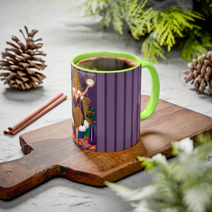Countdown to Christmas Elegance Colorful Mugs (11oz, 15oz)