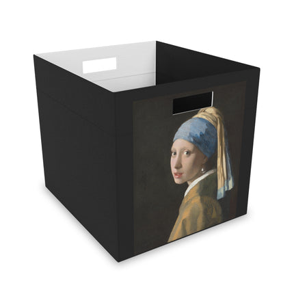 Girl with a Pearl Earring by Johannes Vermeer Felt Storage Box