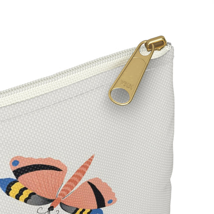 Woodpecker & Tulip Accessory Pouch – Vibrant Energy & Cheerful Charm