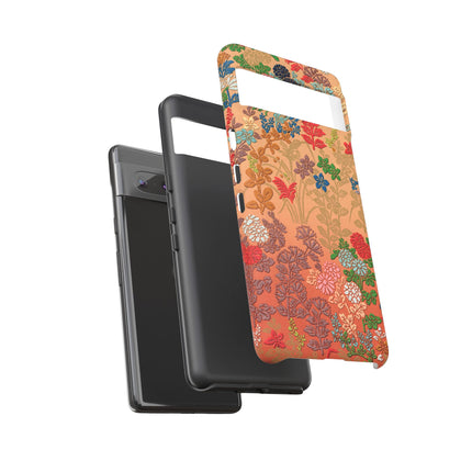 Ornamental Japanese Flower Pattern Phone Cases