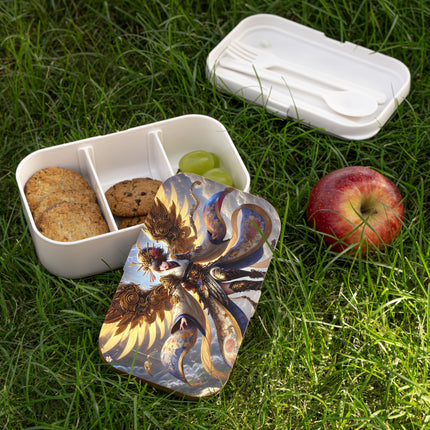 Valkyrie Descending Through Storm Bento Lunch Box