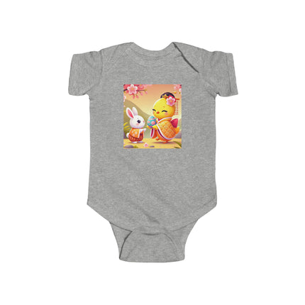 Whimsical Springtime Exchange Infant Fine Jersey Bodysuit