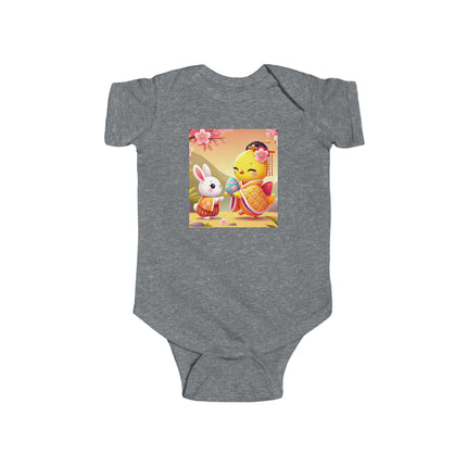 Whimsical Springtime Exchange Infant Fine Jersey Bodysuit