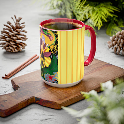 Enchanted Pansy Elegance Colorful Mugs (11oz, 15oz)