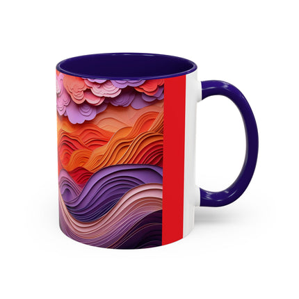 Dramatic Sunset Sky Colorful Mugs (11oz, 15oz)