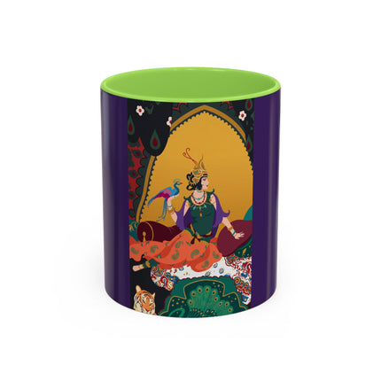 The Jewel Pavilion Colorful Mug (11oz, 15oz) – Royal Elegance, Peacock Beauty & Jewel-Toned Splendor