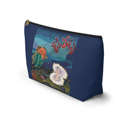 Ocean Pearl Siren Cosmetic Bag – Mystical Mermaid & Marine Enchantment