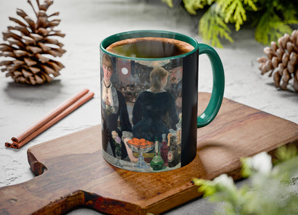 A Bar at the Folies-Bergère by Edouard Manet Colorful Mugs (11oz, 15oz)