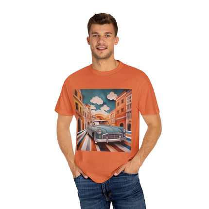 1960 Alfa Romeo Giulietta Unisex Garment-Dyed T-shirt