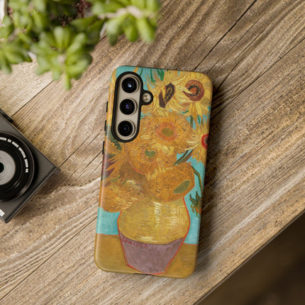 Vase with Twelve Sunflowers by Vincent Van Gogh Phone Cases